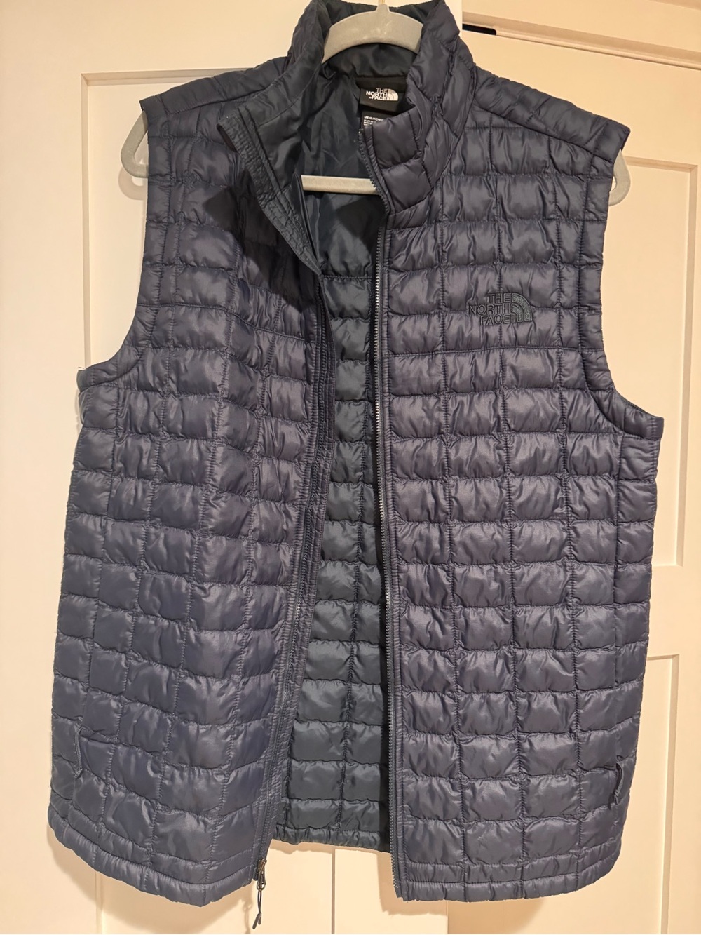 The North Face Navy Quilted Packable Down Vest